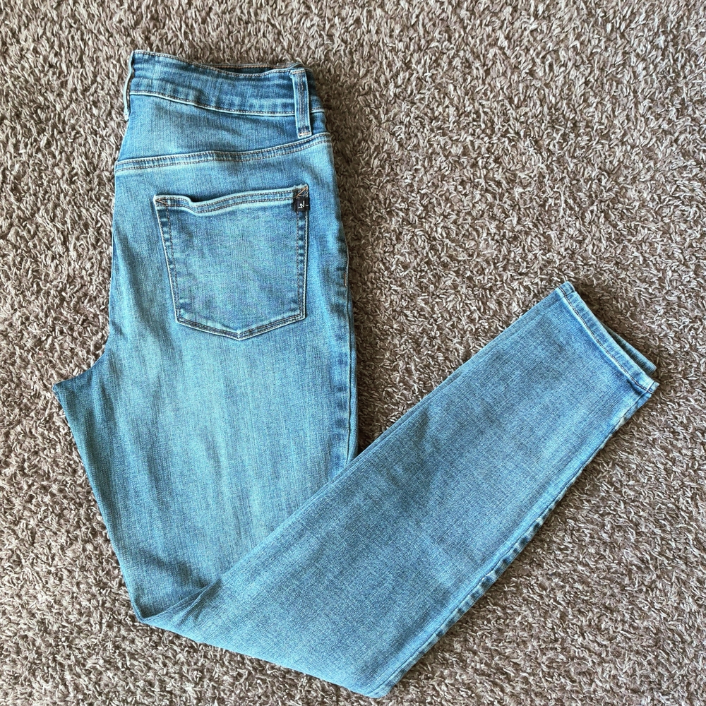 Maurices Blue Skinny Jeans Medium-Light Wash
